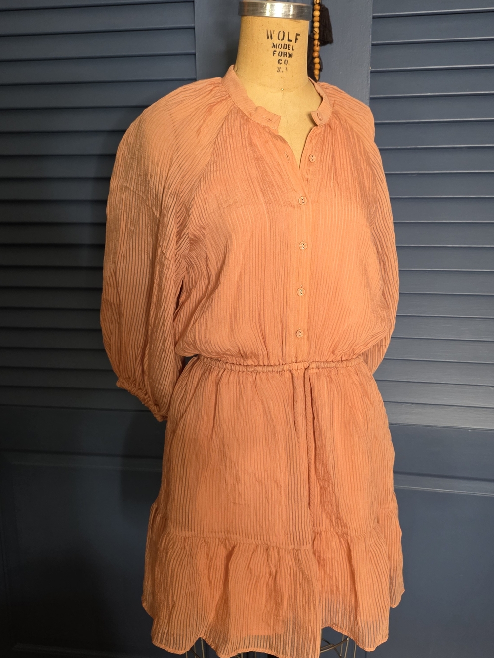 MINKPINK Nerang Mini Dress in Terracotta ✨